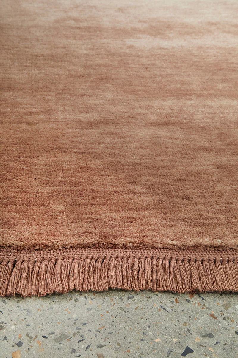 Conscious Loom Kinship Mocha Mousse Runner Rug - Image 4