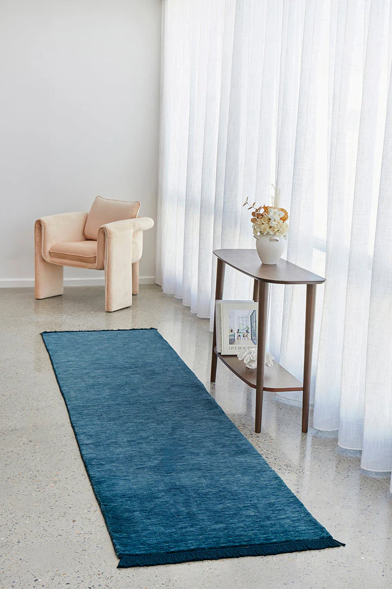 Conscious Loom Kinship Navy Runner Rug - Image 2