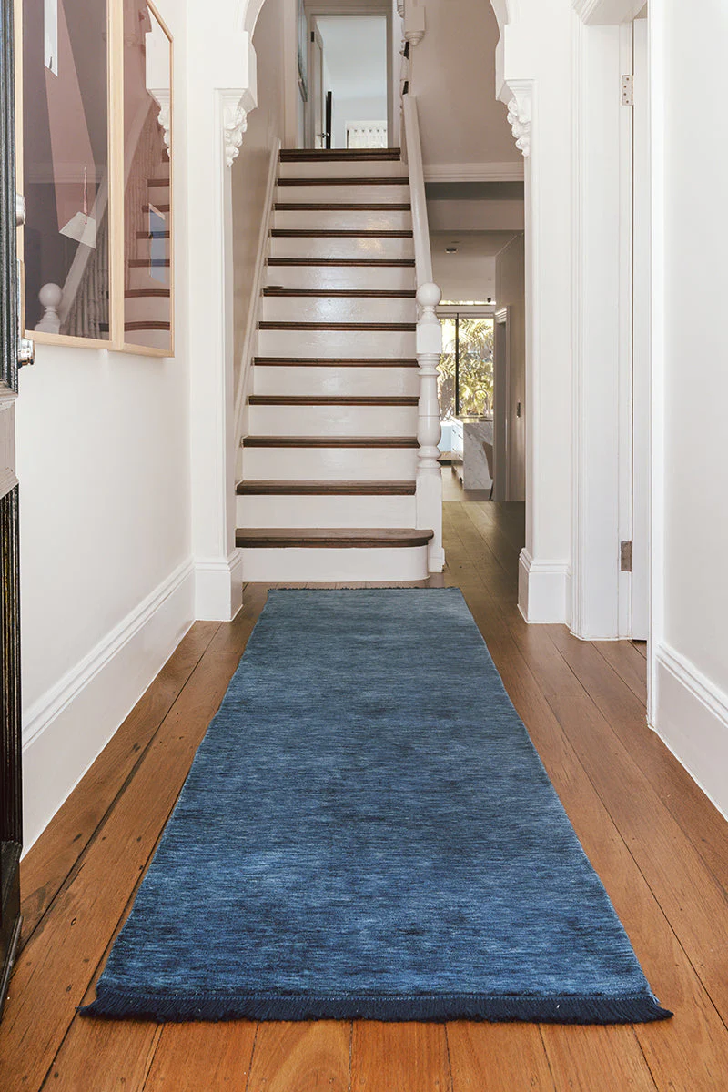 Conscious Loom Kinship Navy Runner Rug - Image 4