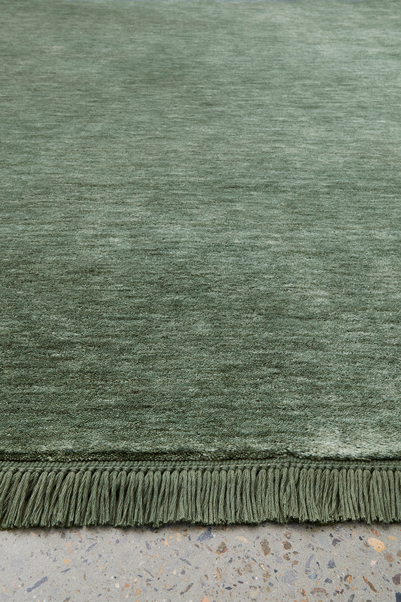 Conscious Loom Kinship Sage Green Runner Rug - Image 4