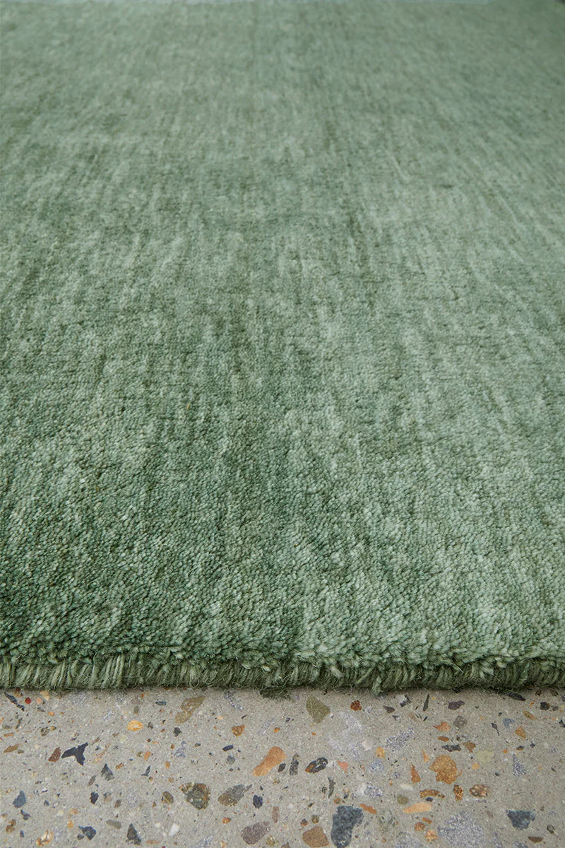Conscious Loom Kinship Sage Green Runner Rug - Image 5