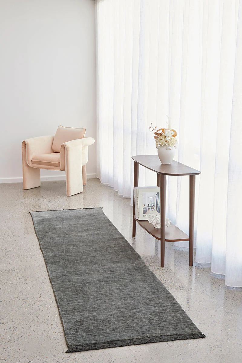 Conscious Loom Kinship Seal Grey Runner Rug - Image 2