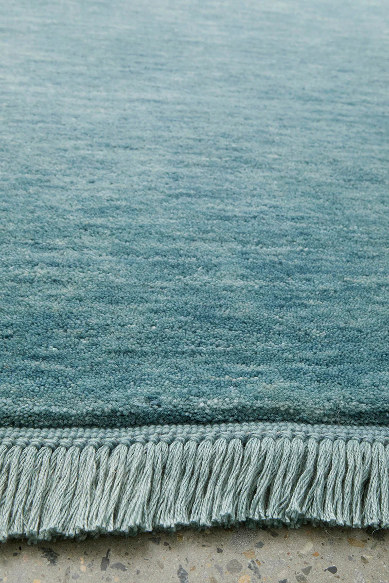 Conscious Loom Kinship Sky Blue Rug - Image 5