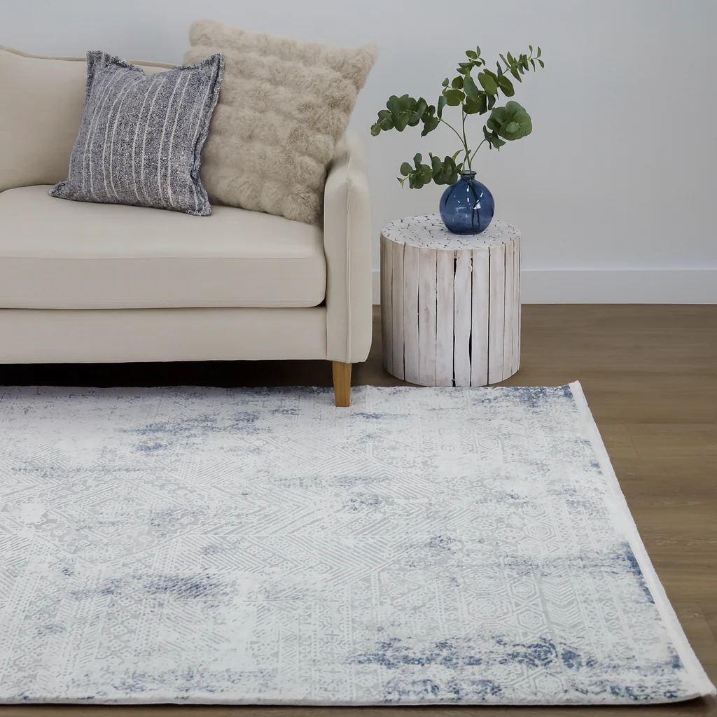 Corin Grey Distressed Rug - Image 3