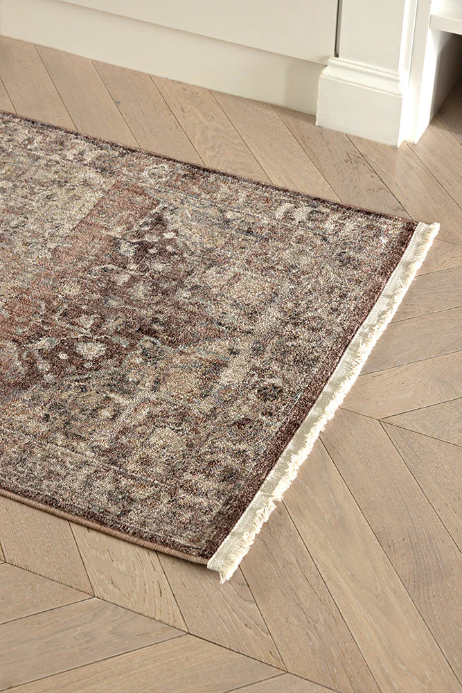 Darren Palmer Heirloom Plum Runner Rug - Image 4