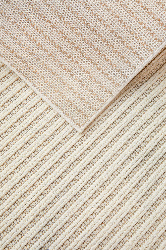 Darren Palmer Sandridge Cream Indoor/Outdoor Runner Rug - Image 6