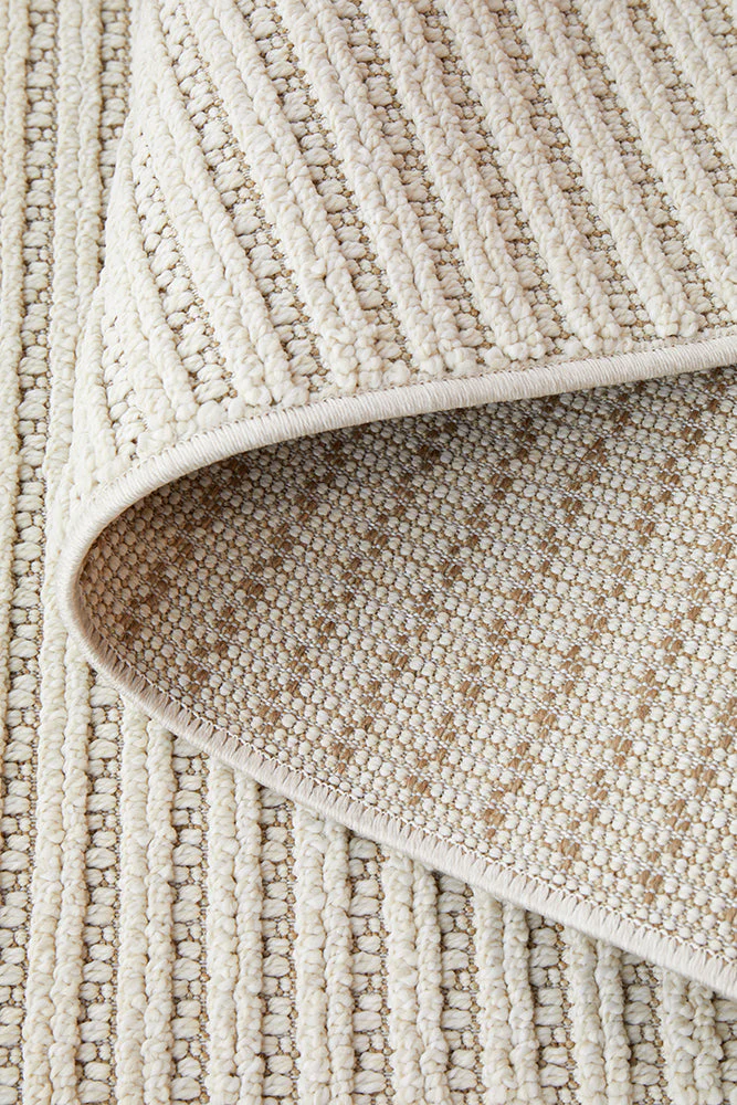 Darren Palmer Sandridge Cream Indoor/Outdoor Runner Rug - Image 8
