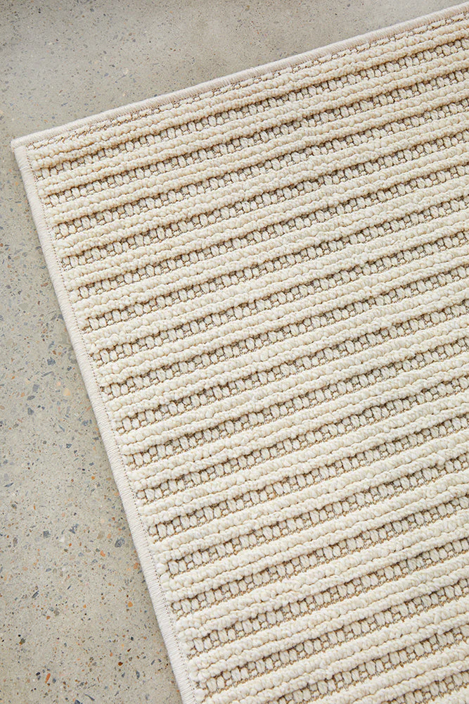 Darren Palmer Sandridge Cream Indoor/Outdoor Runner Rug - Image 9