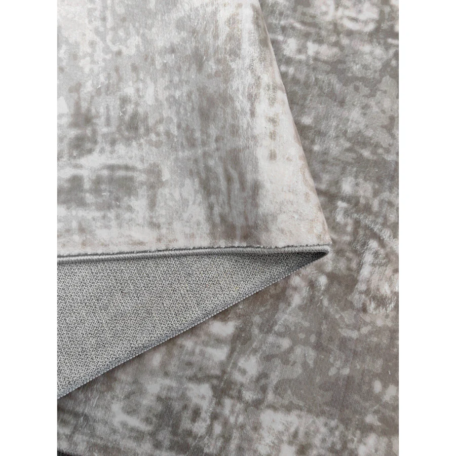 Denau Beige Distressed Machine Washable Rug - Image 5
