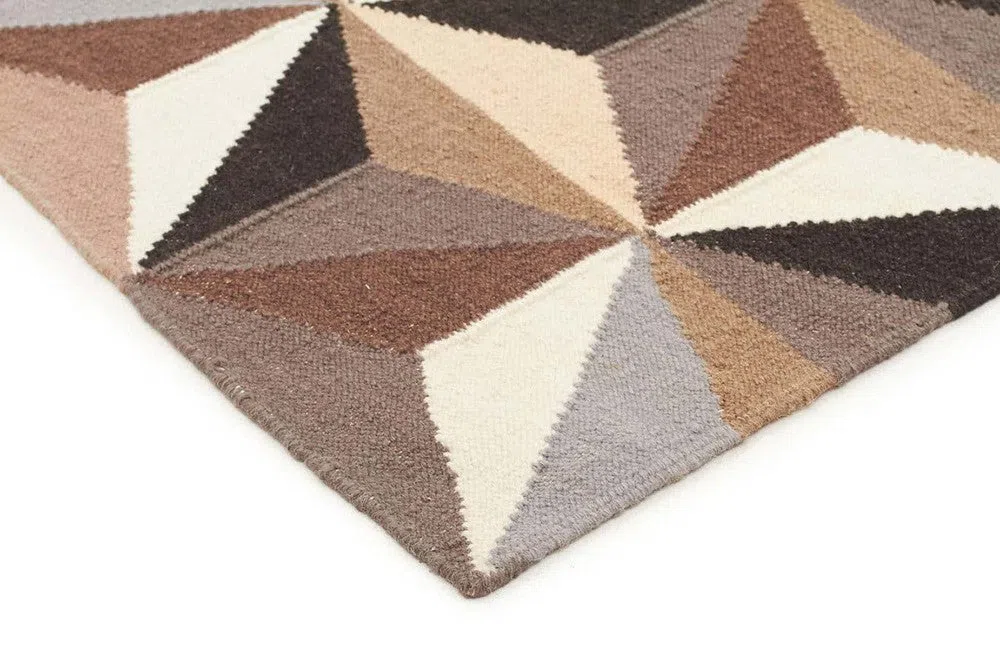 Dimensions Flat Weave Grey Rug - Image 4