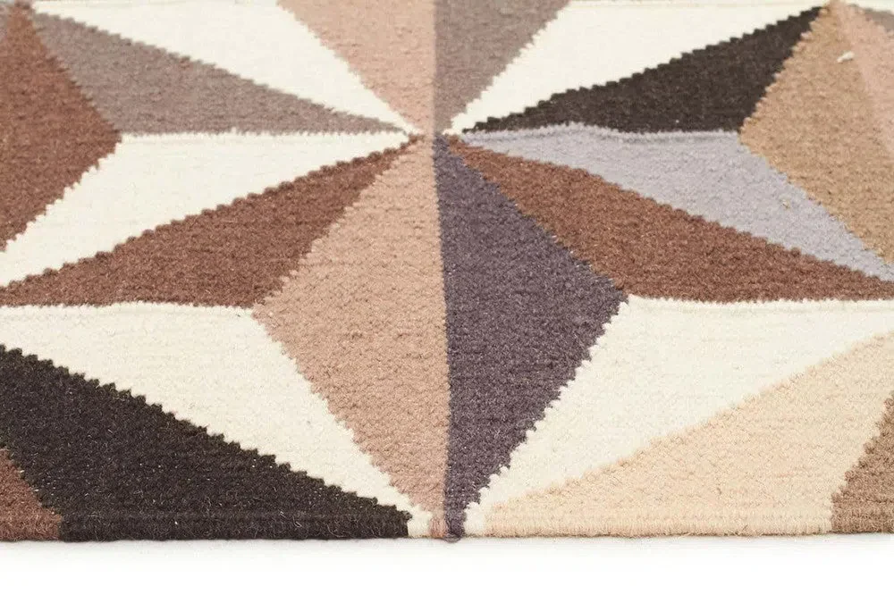 Dimensions Flat Weave Grey Rug - Image 5