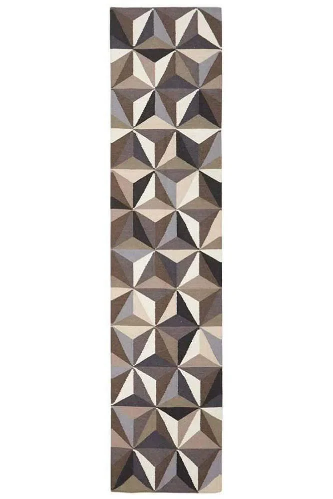 Dimensions Flat Weave Grey Rug - Image 7