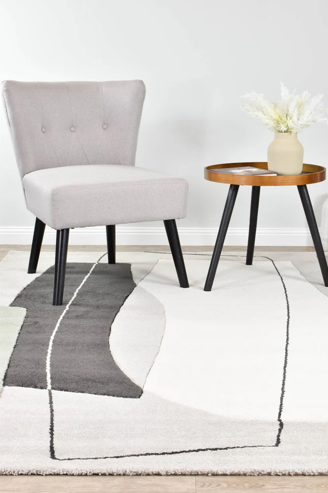 Aria Grey Green Abstract Rug - Image 10