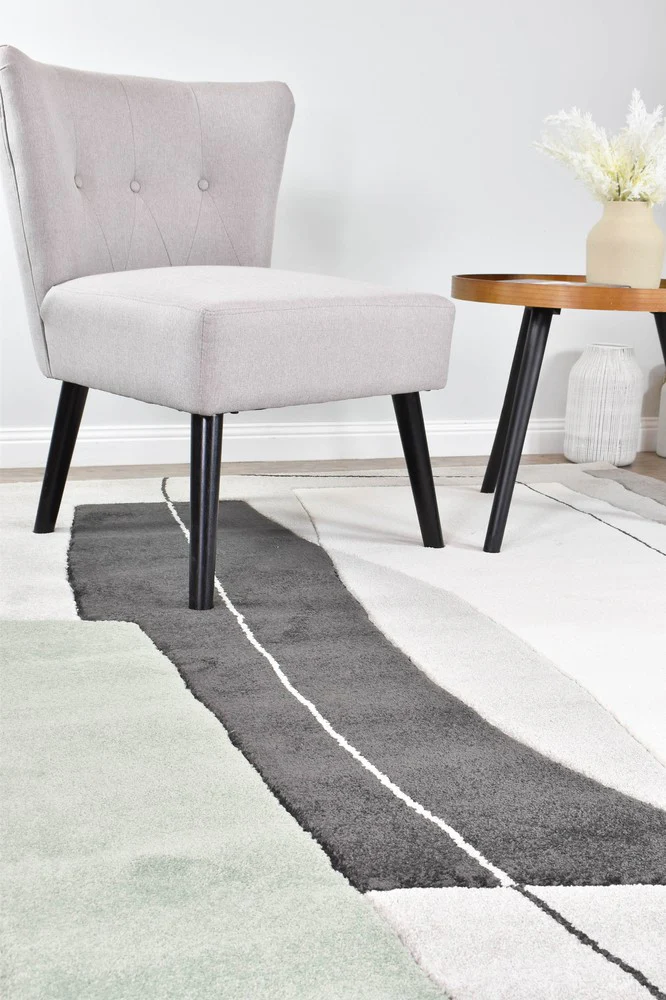 Aria Grey Green Abstract Rug - Image 9