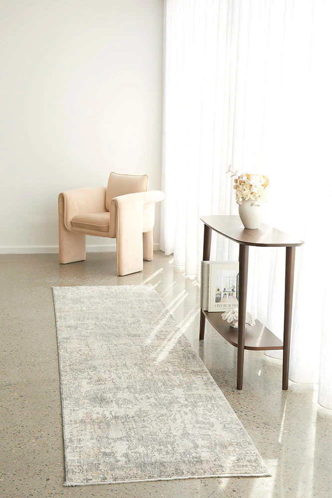 Emma Blomfield Haze Slate Runner Rug - Image 4