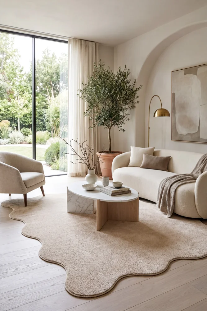 Evelyn Beige Rug - Image 2