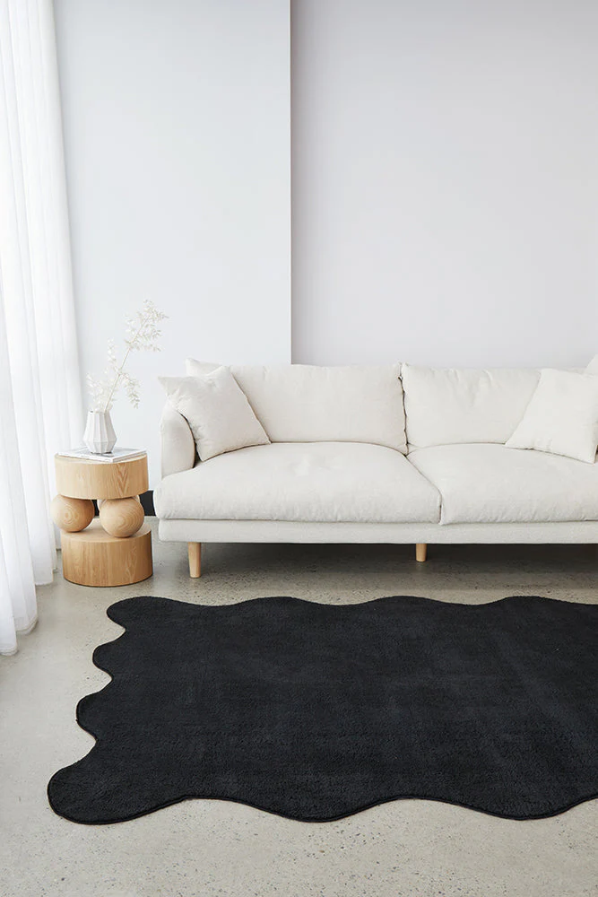 Evelyn Black Rug - Image 3