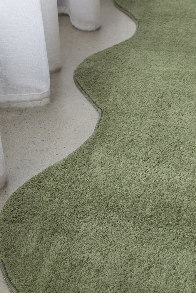 Evelyn Green Runner Rug - Image 4