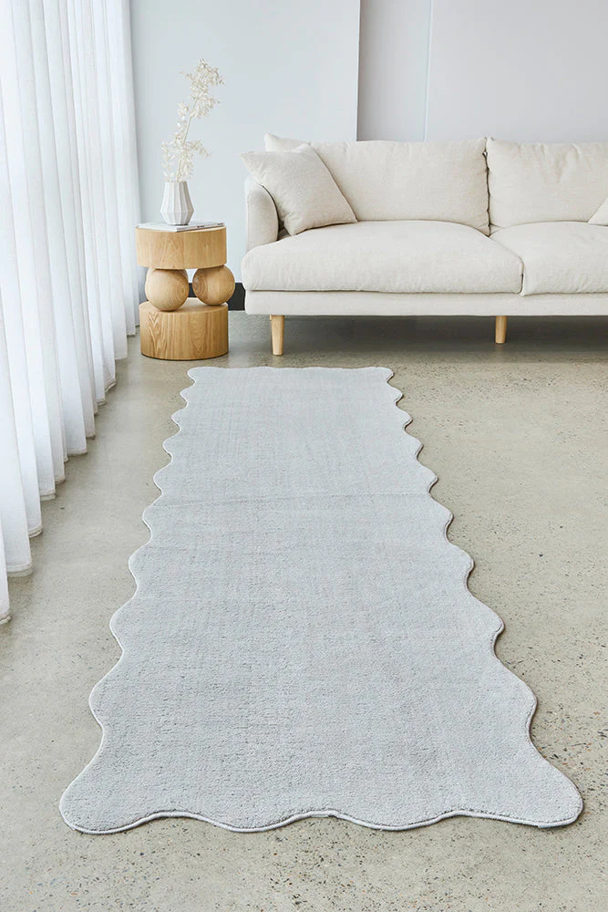 Evelyn Silver Runner Rug - Image 2