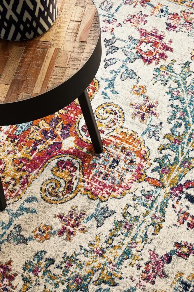 Evoke Carnival White Transitional Rug - Image 9