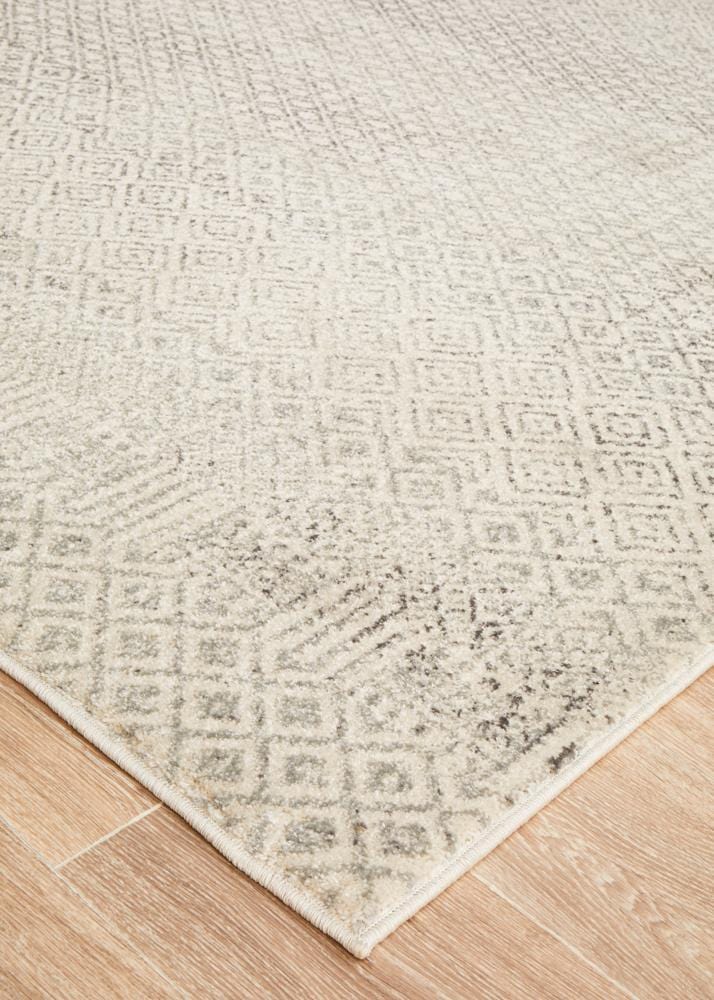 Evoke Diamond Grey Transitional Rug - Image 6