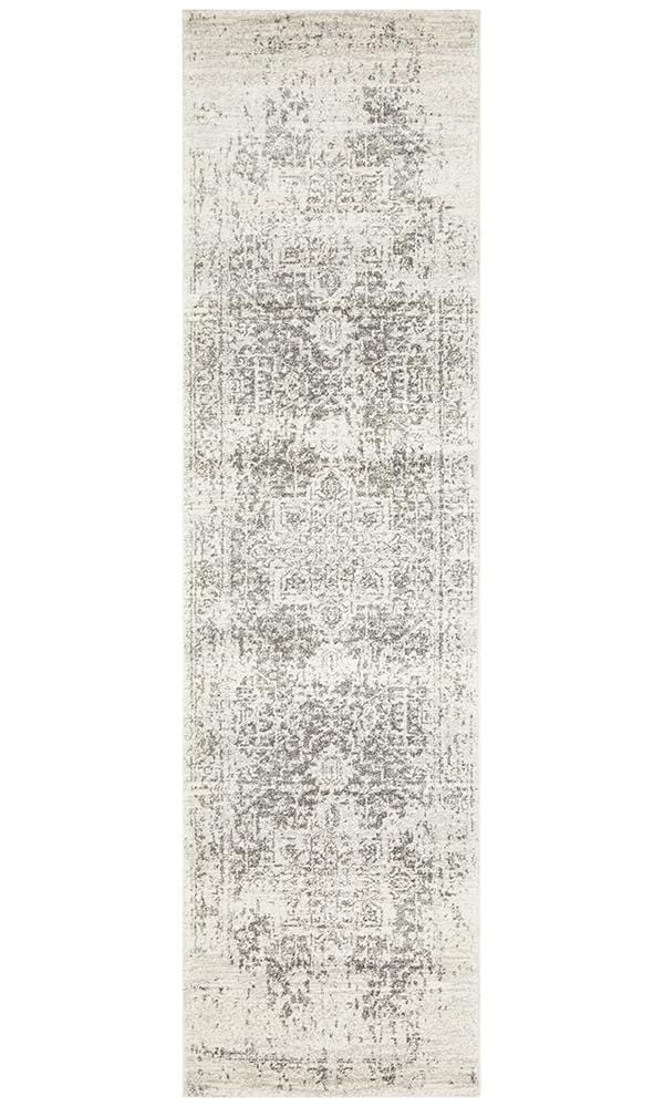 Evoke Dream White Silver Transitional Rug - Image 12