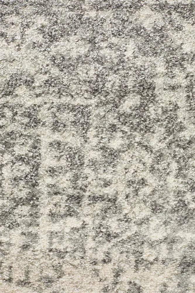 Evoke Dream White Silver Transitional Runner Rug - Image 7