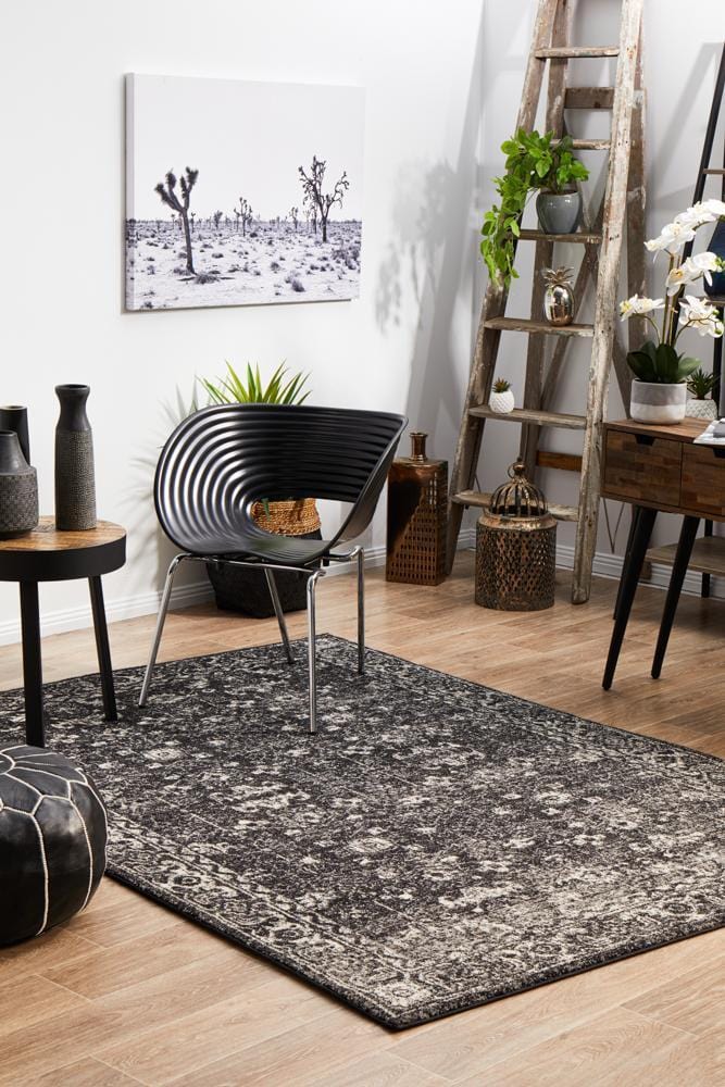 Evoke Estella Charcoal Transitional Rug - Image 4