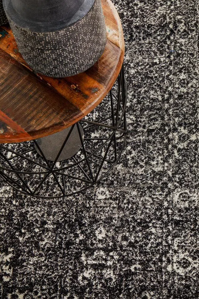 Evoke Estella Charcoal Transitional Runner Rug - Image 9