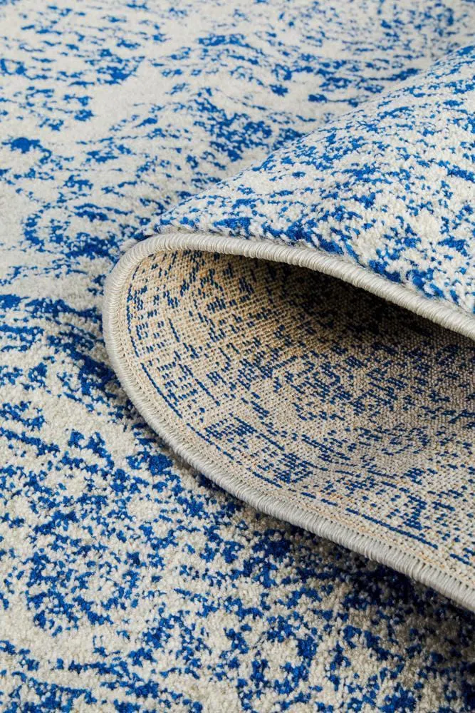 Evoke Frost Blue Transitional Runner Rug - Image 10