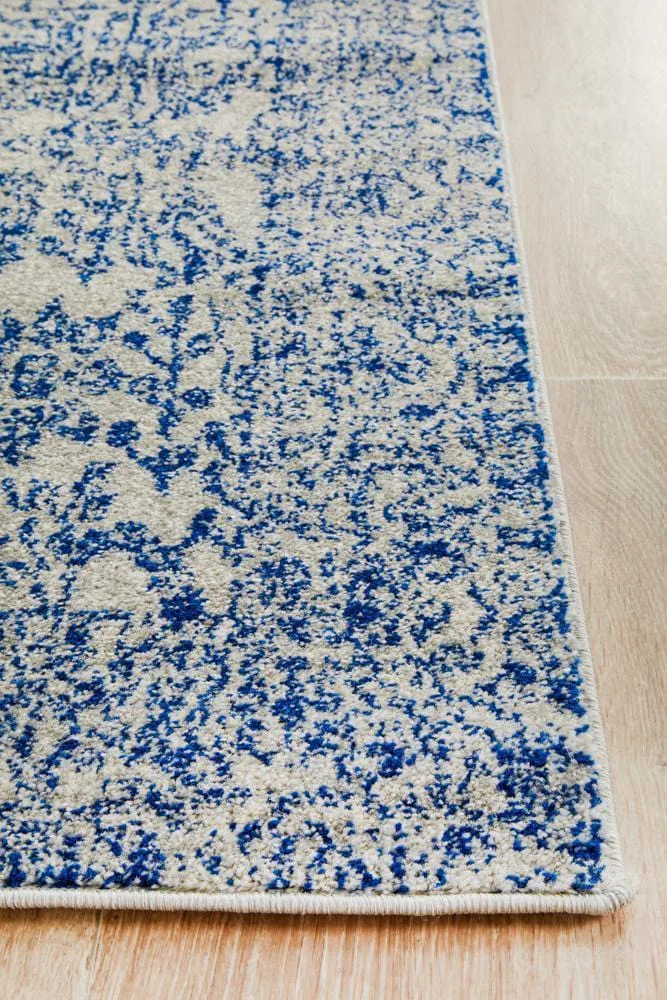 Evoke Frost Blue Transitional Runner Rug - Image 7