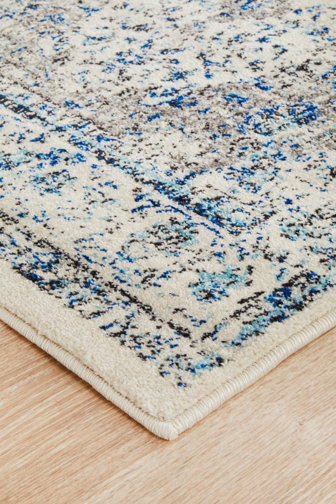 Evoke Mist White Transitional Runner Rug - Image 6