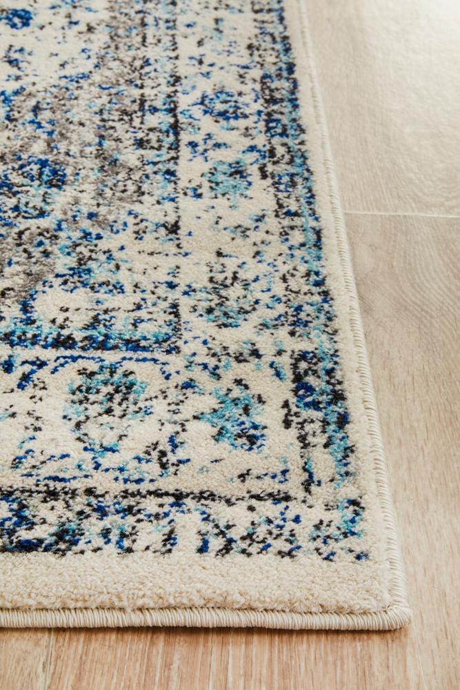 Evoke Mist White Transitional Runner Rug - Image 7