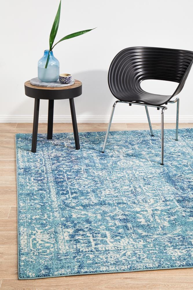 Evoke Muse Blue Transitional Rug - Image 3