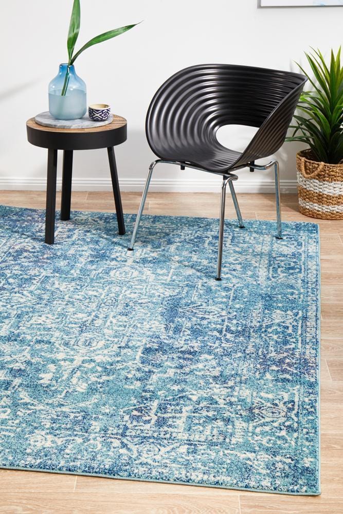 Evoke Muse Blue Transitional Rug - Image 5