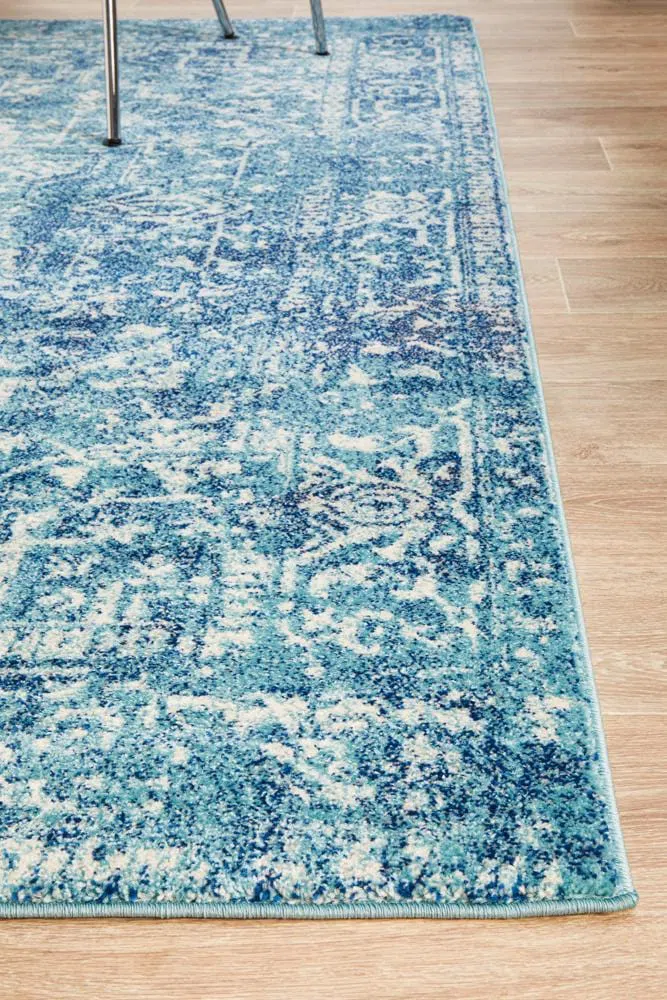 Evoke Muse Blue Transitional Rug - Image 7