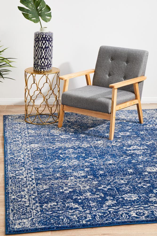 Evoke Oasis Navy Transitional Rug - Image 3