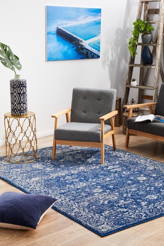 Evoke Oasis Navy Transitional Rug - Image 4