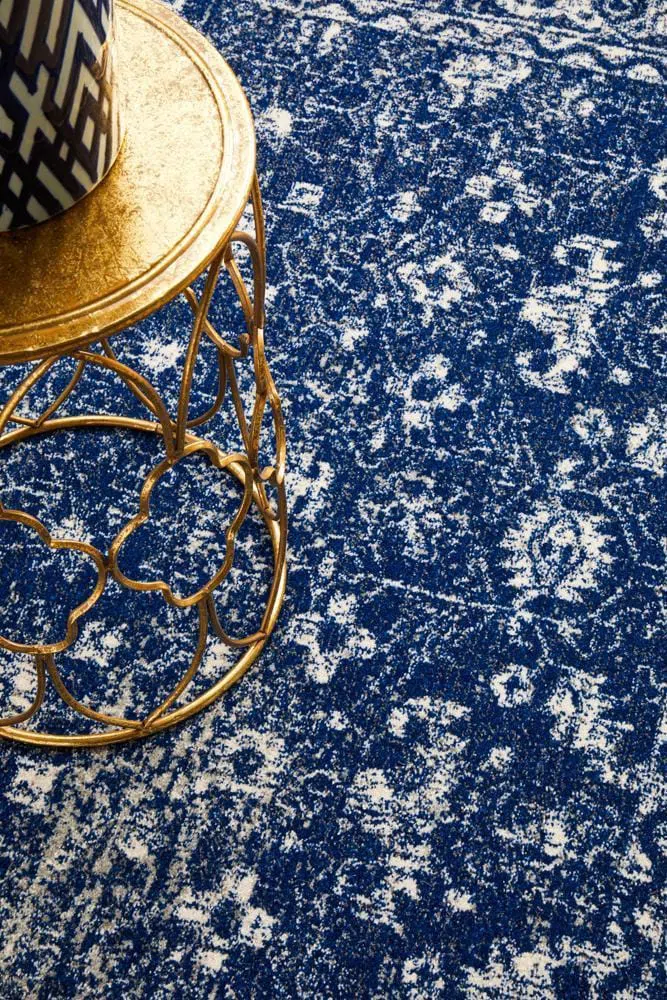 Evoke Oasis Navy Transitional Rug - Image 8
