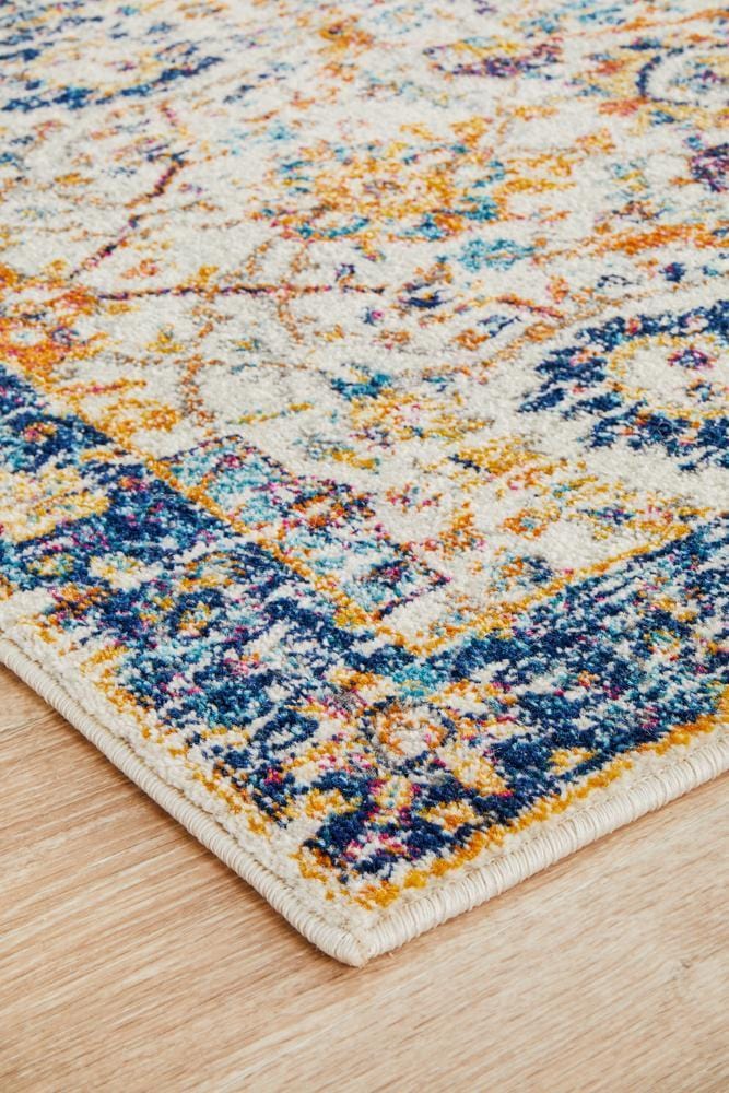 Evoke Peacock Ivory Transitional Runner Rug - Image 6