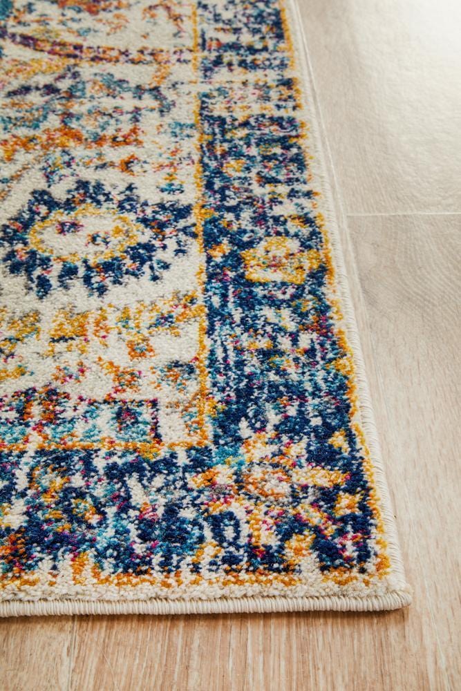 Evoke Peacock Ivory Transitional Runner Rug - Image 7