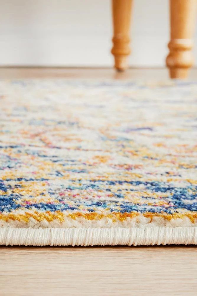 Evoke Peacock Ivory Transitional Runner Rug - Image 8