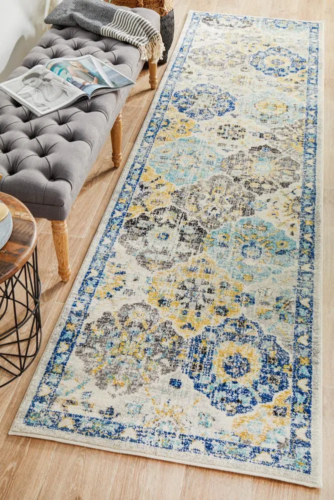 Evoke Poppy Multi Transitional Runner Rug - Image 3