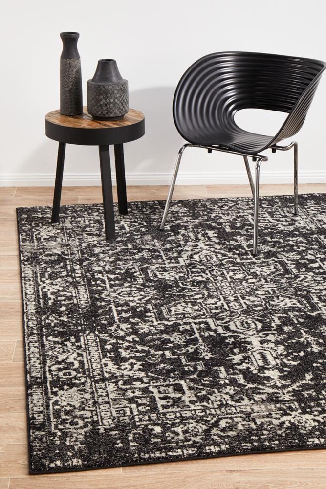 Evoke Scape Charcoal Transitional Rug - Image 3