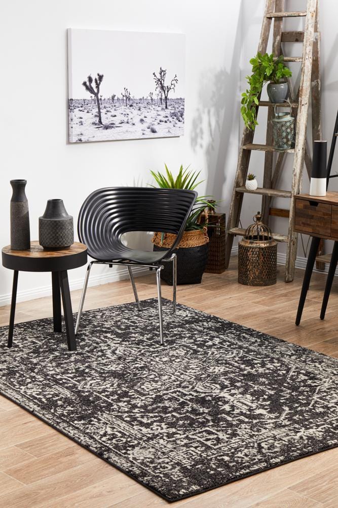 Evoke Scape Charcoal Transitional Rug - Image 4