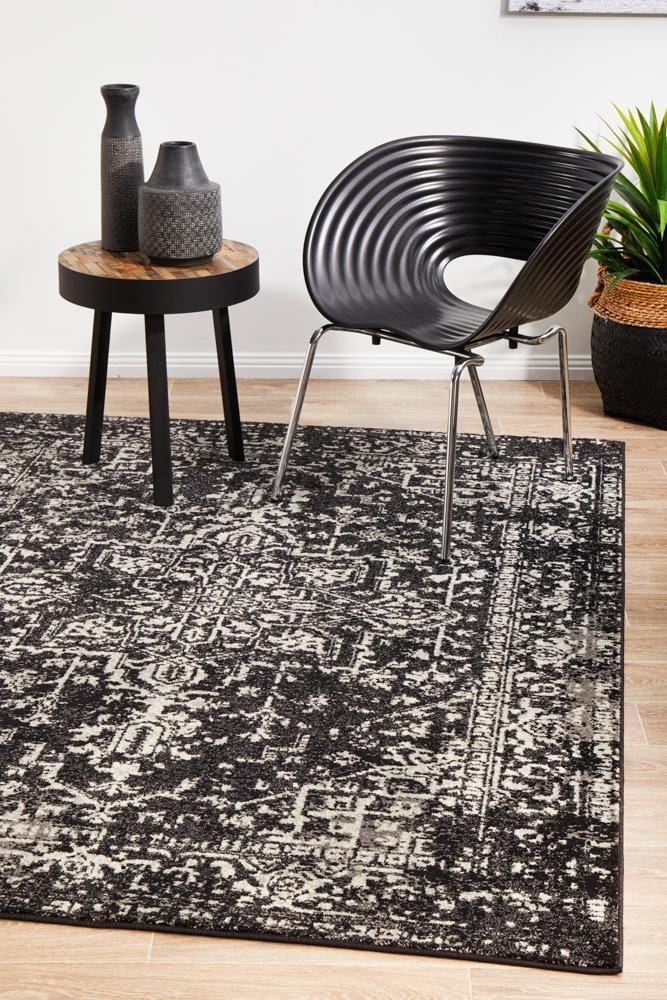 Evoke Scape Charcoal Transitional Rug - Image 5