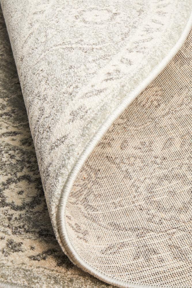 Evoke Silver Flower Transitional Round Rug - Image 10