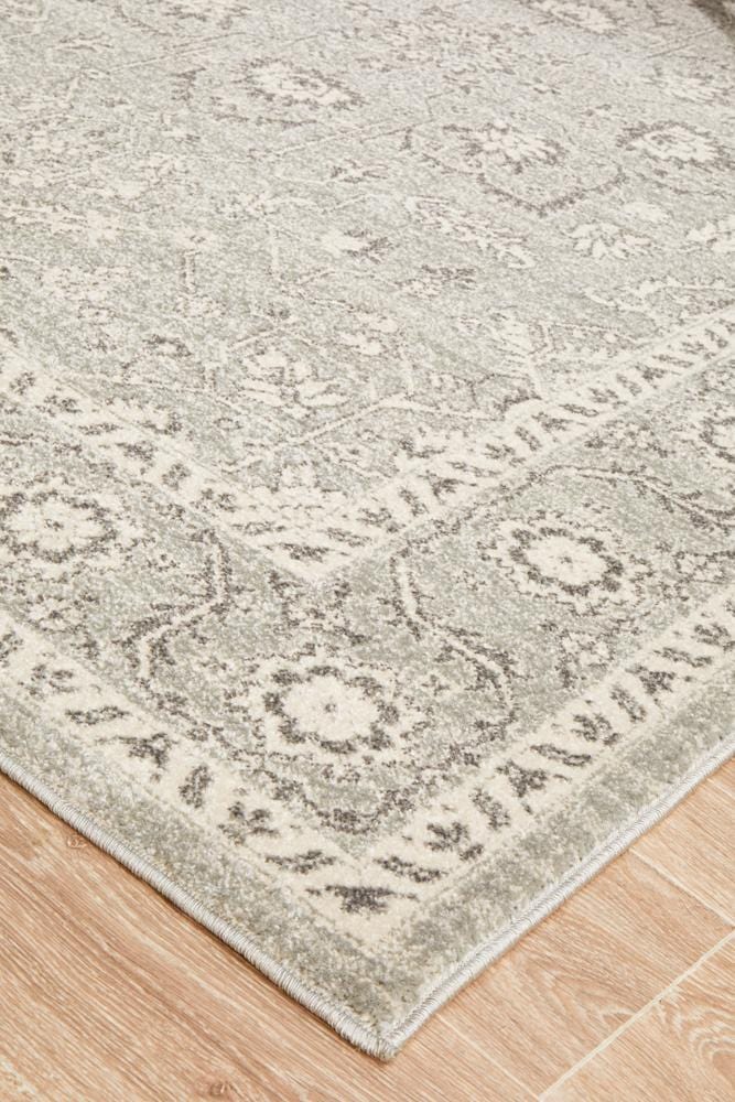 Evoke Silver Flower Transitional Rug - Image 5