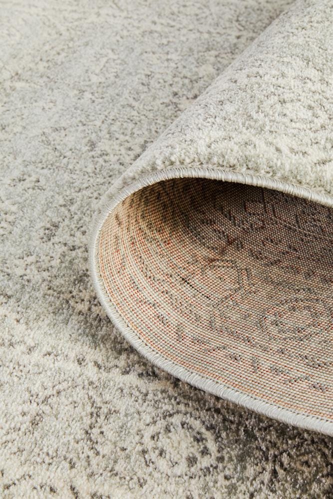 Evoke Silver Flower Transitional Runner Rug - Image 10