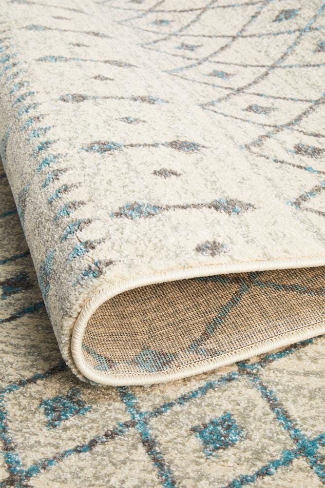 Evoke Slate White Transitional Rug - Image 10